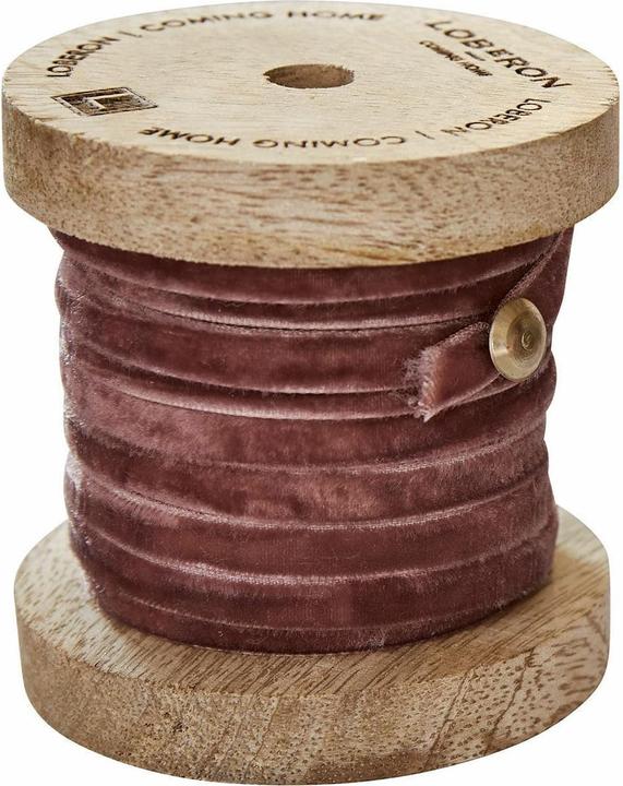 Produktbild Loberon Samtband Olessa rosa (Geschenkband, 1 x)