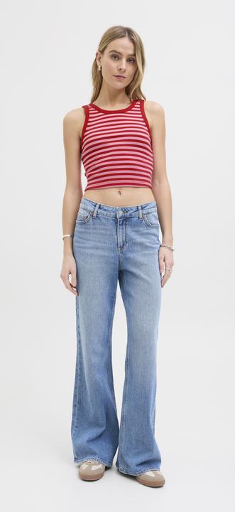 Produktbild JJXX Jxfallon Str Sl Stripe Rib Top Jrs Sn (M)