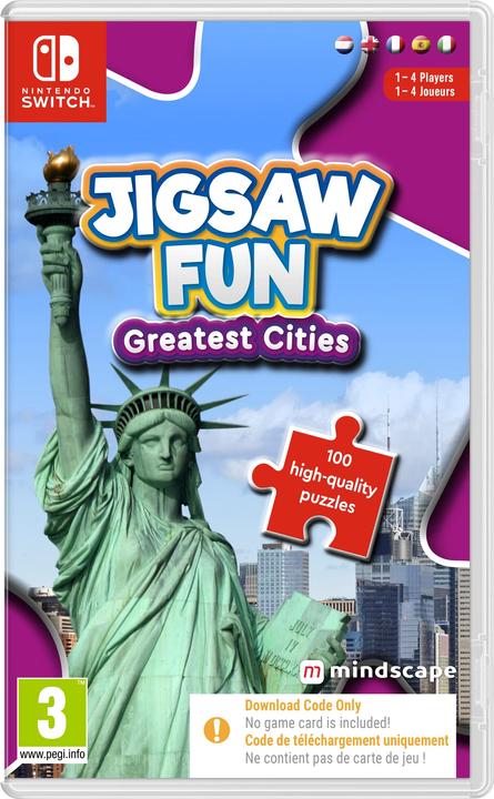 Mindscape Jigsaw Fun: Greatest Cities (Code in a Box) (Switch, Switch Lite, Switch OLED, EN)