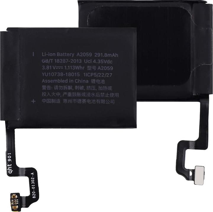 Produktbild OEM - Smartwatch Battery A2059 (12497) - Apple Watch 4 44mm - 292mAh - Black
