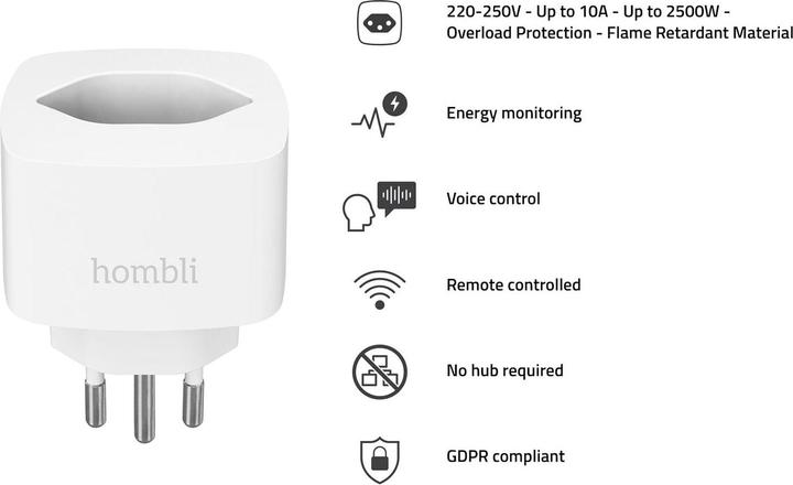 Produktbild Hombli Smart Swiss Socket 2+1