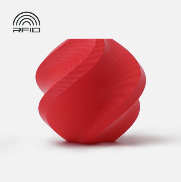 Actual product image Bambu Lab PLA Matte Refill - Scarlet Red - 1.75mm (PLA, 1.75 mm, Red)