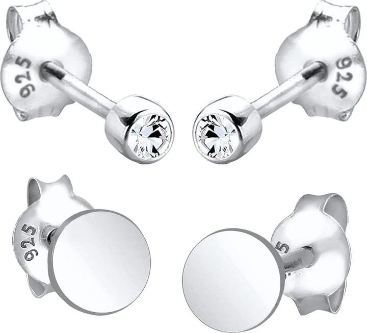 Image du produit Elli Boucles d'oreilles en cristal, plaquettes (Argent sterling 925, Cristal de verre)