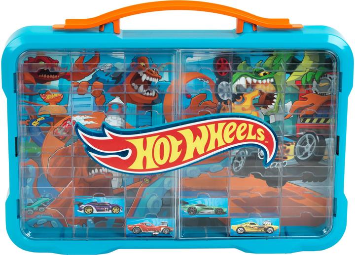 Image du produit Theo Klein HW - Vitrine de collection pour 54 voitures avec logo Hot Wheels lumineux