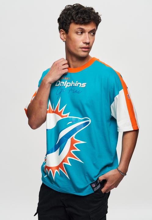 Produktbild Recovered Re:Covered Oversized Shirt - NFL Miami Dolphins - M (M)