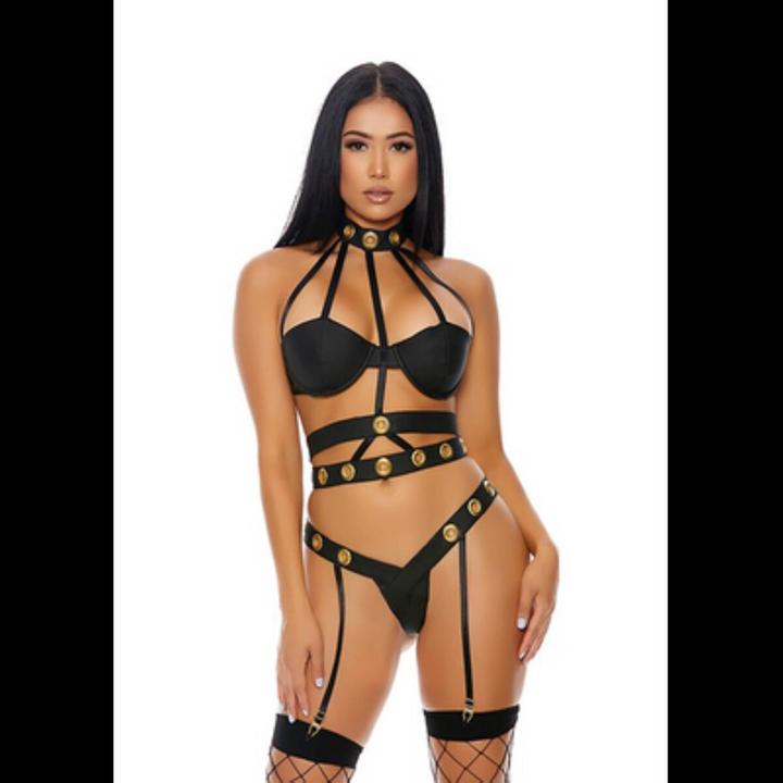 Actual product image Forplay Seductive cage lingerie set (XL)