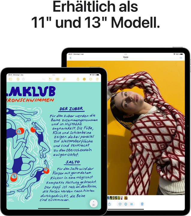 Immagine prodotto Apple iPad Air 13 2025 (M3) (5G, 13", 256 GB, Purple)