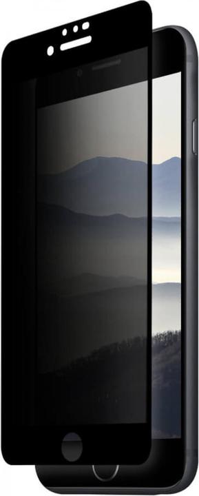 Actual product image PhoneLook 3D Tempered Glass Vitre de protection d'écran intégrale Privacy anti-espion avec bords noirs (1 Piece, Apple iPhone 7 Plus)