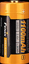 Actual product image Fenix ARB-L18-1100 - Li-Ion 18350 Akku 1100 mAh
