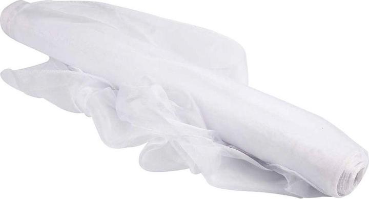 Creativ Company Tessuto di organza bianco, 10m