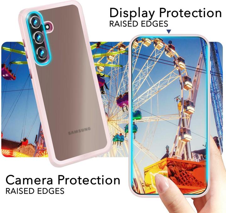 Produktbild Nalia Semi-Transparente Hybrid Hülle mit Schutzrahmen (Samsung Galaxy S24+)