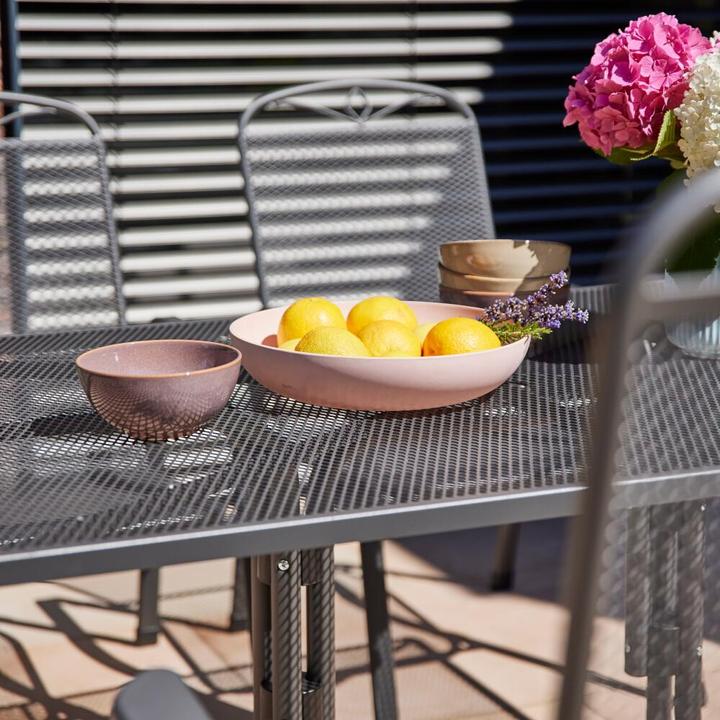 Actual product image Siena Garden Siena Elda Table 140x90 cm, matt anthracite Expanded metal matt anthracite (140 cm)