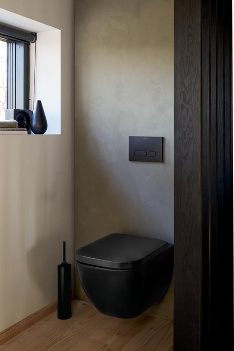 Produktbild Duravit Bürstengarnitur Starck T bodenstehend schwarz matt