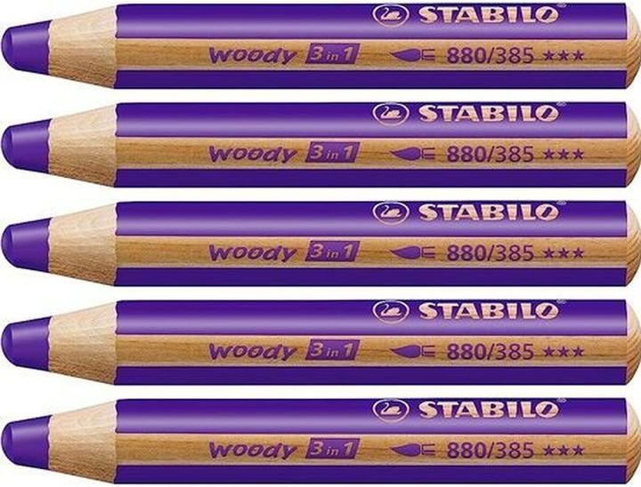 Image du produit STABILO woody 3 en 1 crayon de couleur (Violet, 1 x)
