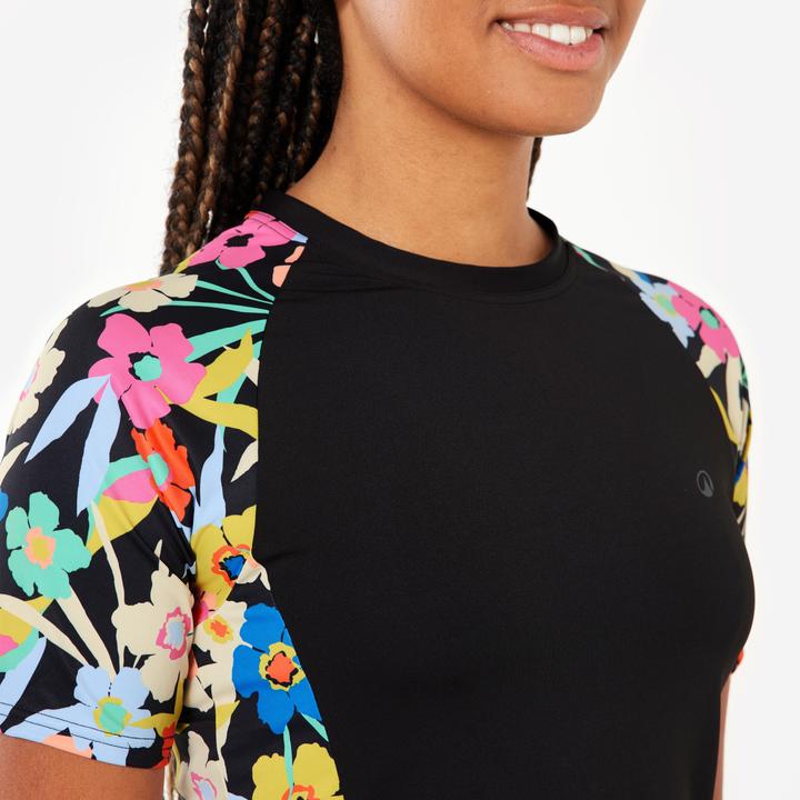 Image du produit Olaian T-shirt anti uv surf manches courtes Femme - Kanika noir (L)