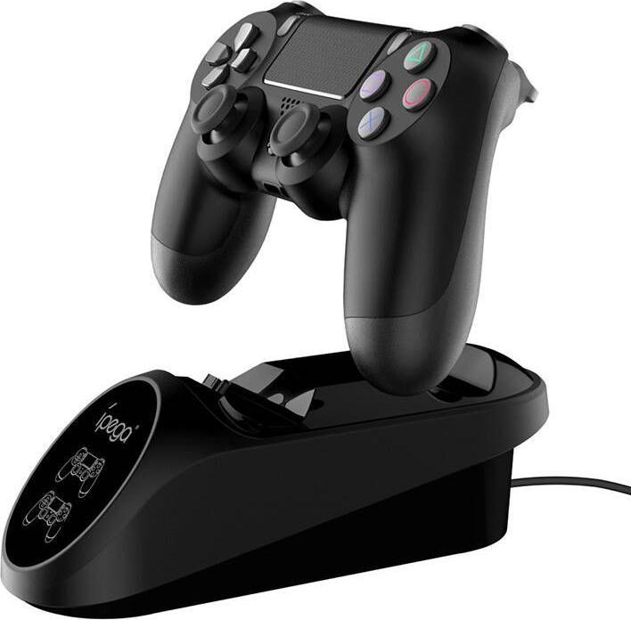 Productafbeelding iPega PG-9180 Dubbel Docking Station voor PS4 Gaming Controller (zwart) (PS4)
