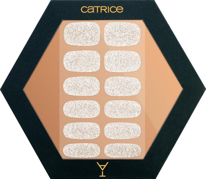 Produktbild Catrice Glitter Nailfoil About Tonight C01 Cheer The Year Silber (Kunstnägel, C01)