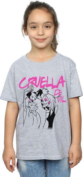 Produktbild Disney Cruella De Vil Collared TShirt Mädchen (140, 146)