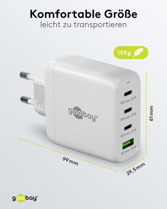 Image du produit Goobay Chargeur Rapide Multiport (68 W)
