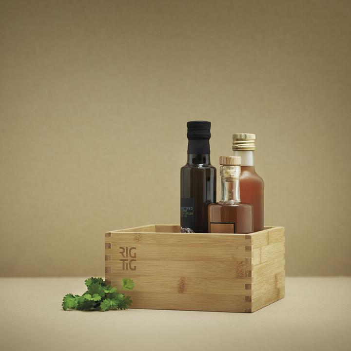 Actual product image Rig-Tig by Stelton Woodstock storage box (20 x 20 x 10 cm)