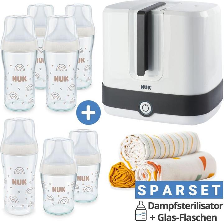 Actual product image NUK Sterilisatoren & Vaporisatoren Premium Starter-Set 11-tlg. - Dampfsterilisator