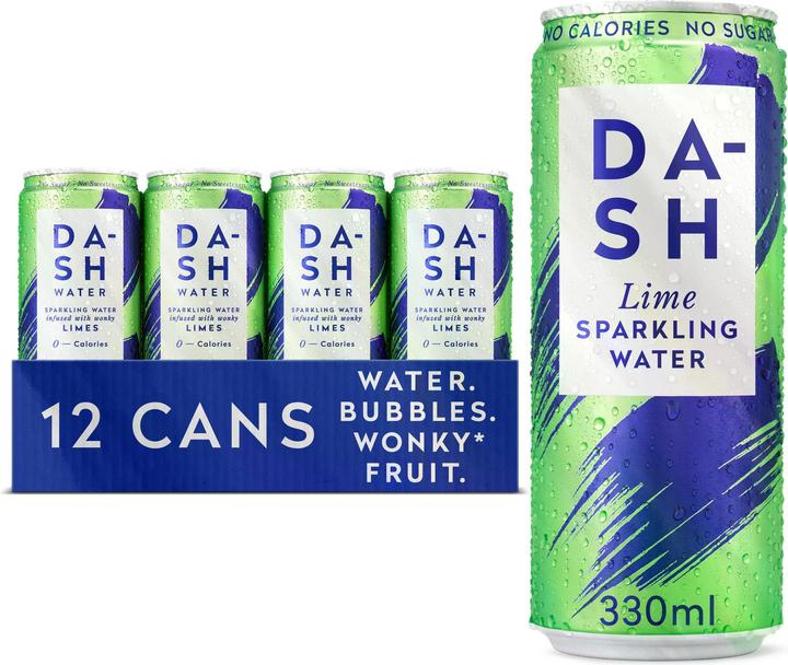 Produktbild Dash Water Limette (12 x 33 cl)