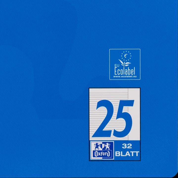 Image du produit Oxford Cahier d'école, A4, linéature 25 (A4, À rayures, Couverture rigide)