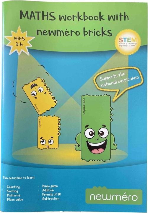 Produktbild Newmero Workbook for children 3 - 6 years old (Englisch)