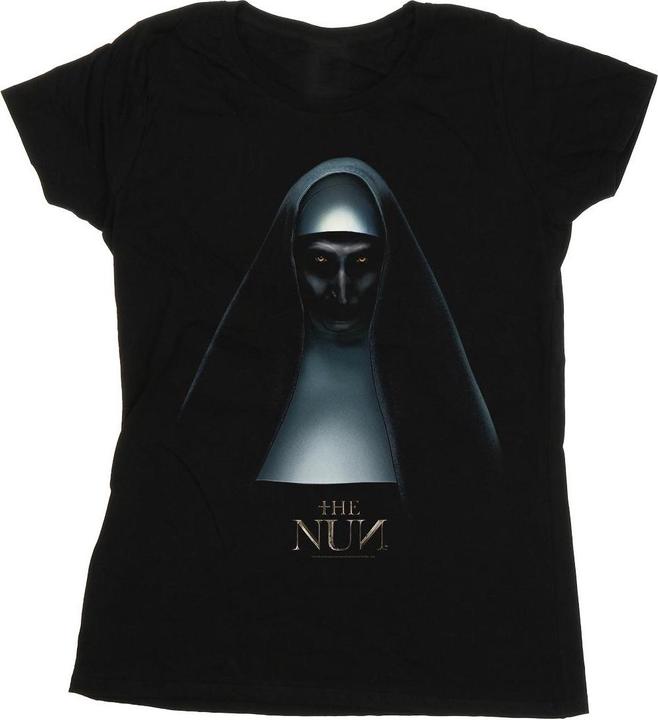 Actual product image The Nun Womens/Ladies Movie Poster Cotton T-Shirt (XXL)