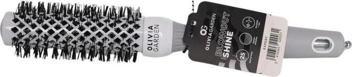 Produktbild Olivia Garden Expert Blowout Shine Weiss&Grau 25 mm