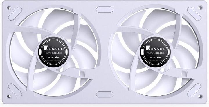 Immagine prodotto Jonsbo ZB-240 Infinity Mirror ARGB Reverse Blade PWM Lüfter - 240mm, weiss (240 mm)
