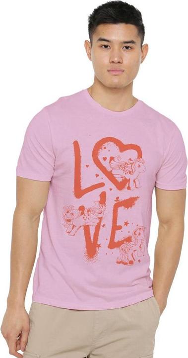 Actual product image My Little Pony Mens Love Graffiti T-Shirt (M)