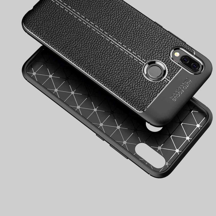 Image du produit Cadorabo TPU Cover similicuir structure (Huawei Nova 3E)