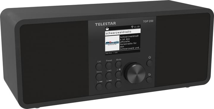 Immagine prodotto Telestar TOP 250 DAB+ Internetradio schwarz (Web radio, VHF, DAB, Bluetooth, WiFi)