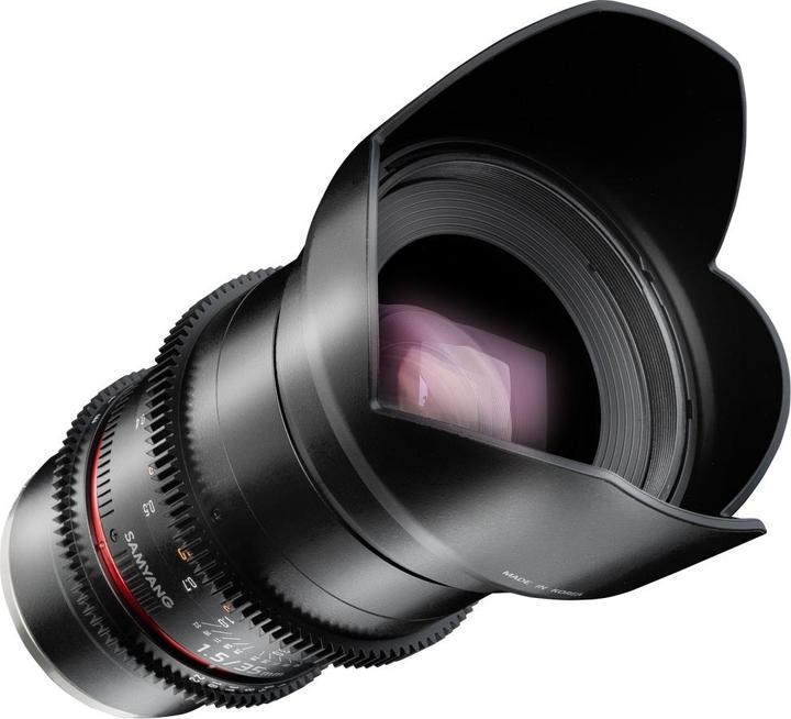 Actual product image Samyang 35mm T1.5 VDSLR II MFT (Micro Four Thirds, full size, APS-C / DX)