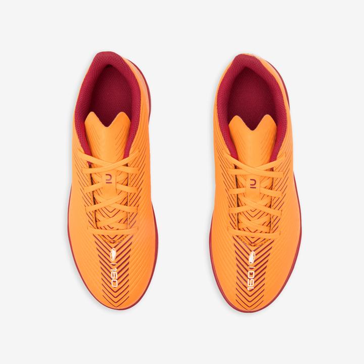 Immagine prodotto Kipsta Scarpe da calcio multi-punta da bambino TF con lacci - 160 Turf arancione (35)