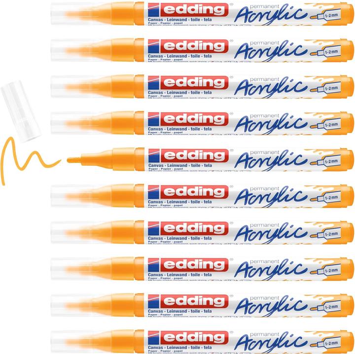 Produktbild Edding Acrylmarker 5300 Fein (Sonnengelb, 2 mm, 1 x)