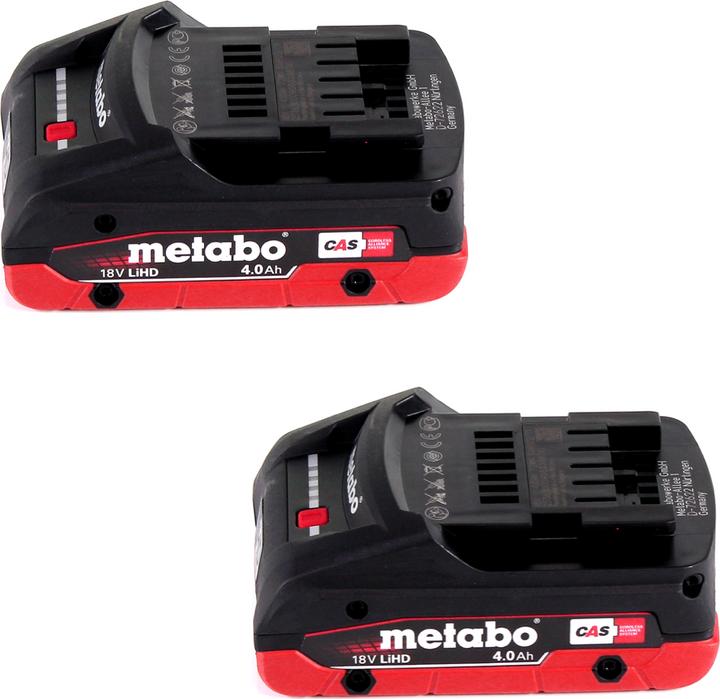 Produktbild Metabo Power 160-5 18 LTX BL OF Akku Kompressor 18 V 8,0 bar Brushless + 2x LiHD Akkupack 4,0 Ah + (5 l)