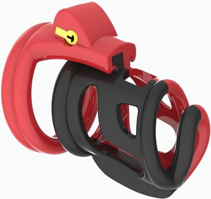Actual product image CockLock Penis Chastity Cage "Double Color
