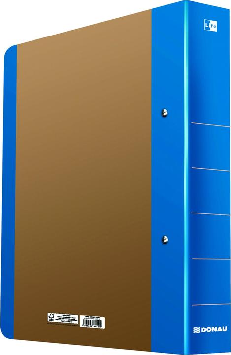 Image du produit Donau Classeur à anneaux 2 anneaux Life bleu (A4, 50 mm, 1 pièce(s))