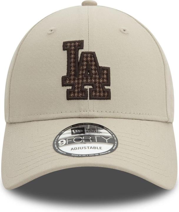 Produktbild New Era 9Forty Cap - CHECK INFILL Los Angeles Dodgers beige