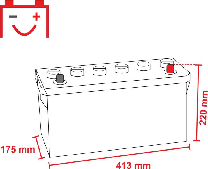 Produktbild Varta I6 ProMotive Black 610 050 085 LKW-Batterie (12 V, 110 Ah, 850 A)