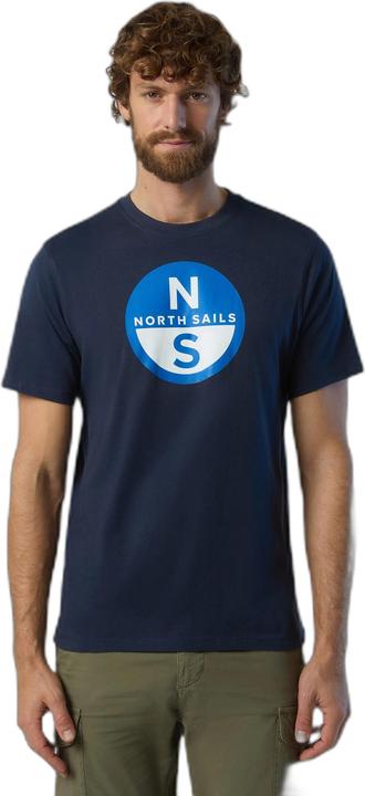 Actual product image North Sails t-shirt with large printed logo basic (M)