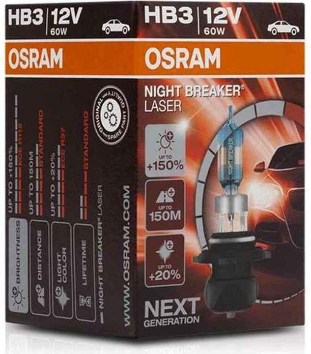 Actual product image Osram Night Breaker (HB3)