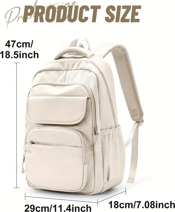 Produktbild Only-Bags.Store Schulrucksack, Schule wasserdicht Buch Tasche, College Laptop Rucksack Reisen Arbeit Tag Tasche