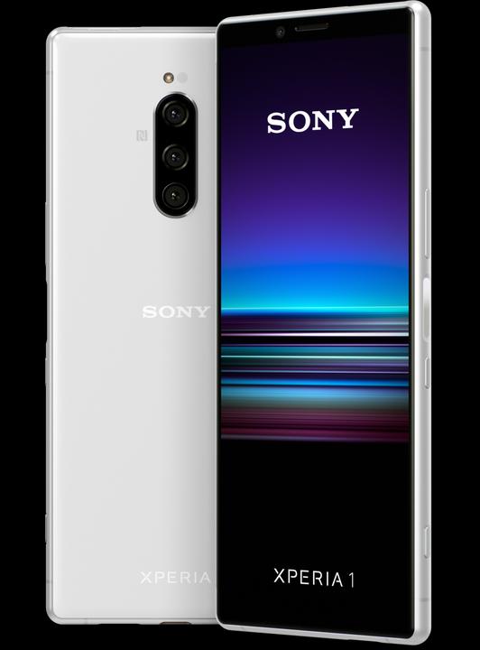Sony Xperia 1 (128 GB, Bianco, 6.50", Doppia SIM Ibrida, 12 Mpx, 4G)