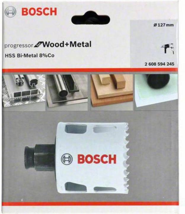 Produktbild Bosch Professional Zubehör Lochsäge Progressor for Wood and Metal, 127 mm (127 mm)