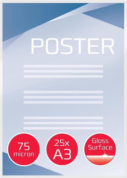Produktbild GBC DOCUMENT POUCH - Heisslaminier-Folientaschen (A3, 25 Stück, 150 µm)