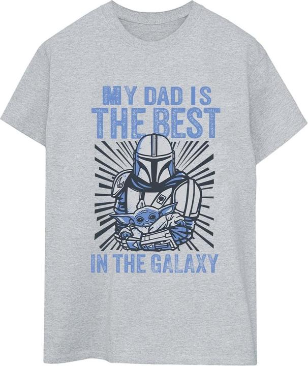 Image du produit Star Wars - T-shirt MANDALORIAN BEST DAD - Femme (4XL)