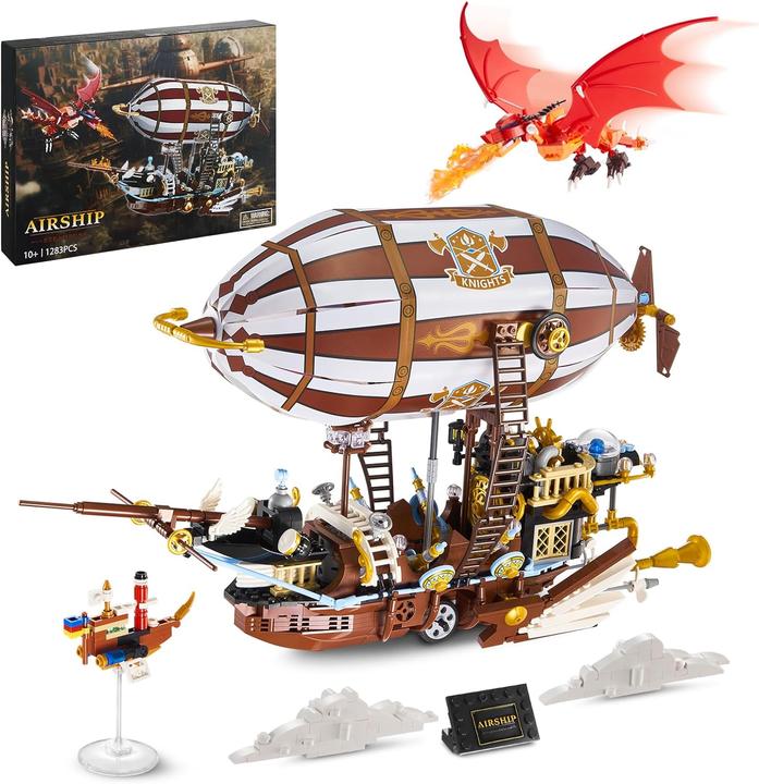 Actual product image Jie Star Steampunk Airship